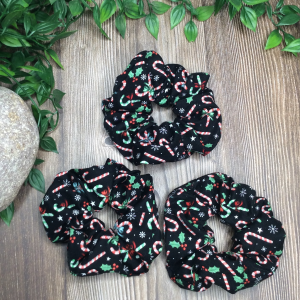 candy cane scrunchie