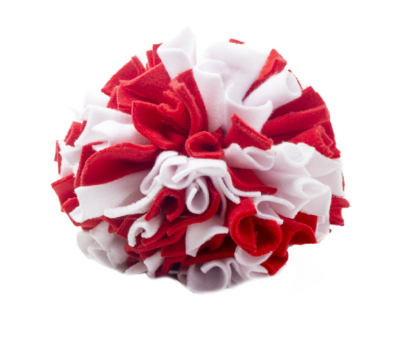 candy cane snuffle ball